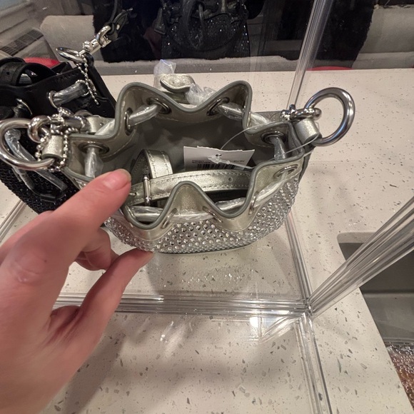 Coach Mini Crystal Drawstring Bucket Bag - **SEE pics** - Picture 9 of 11